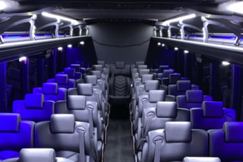 Hoffman Estates Charter Bus Interior